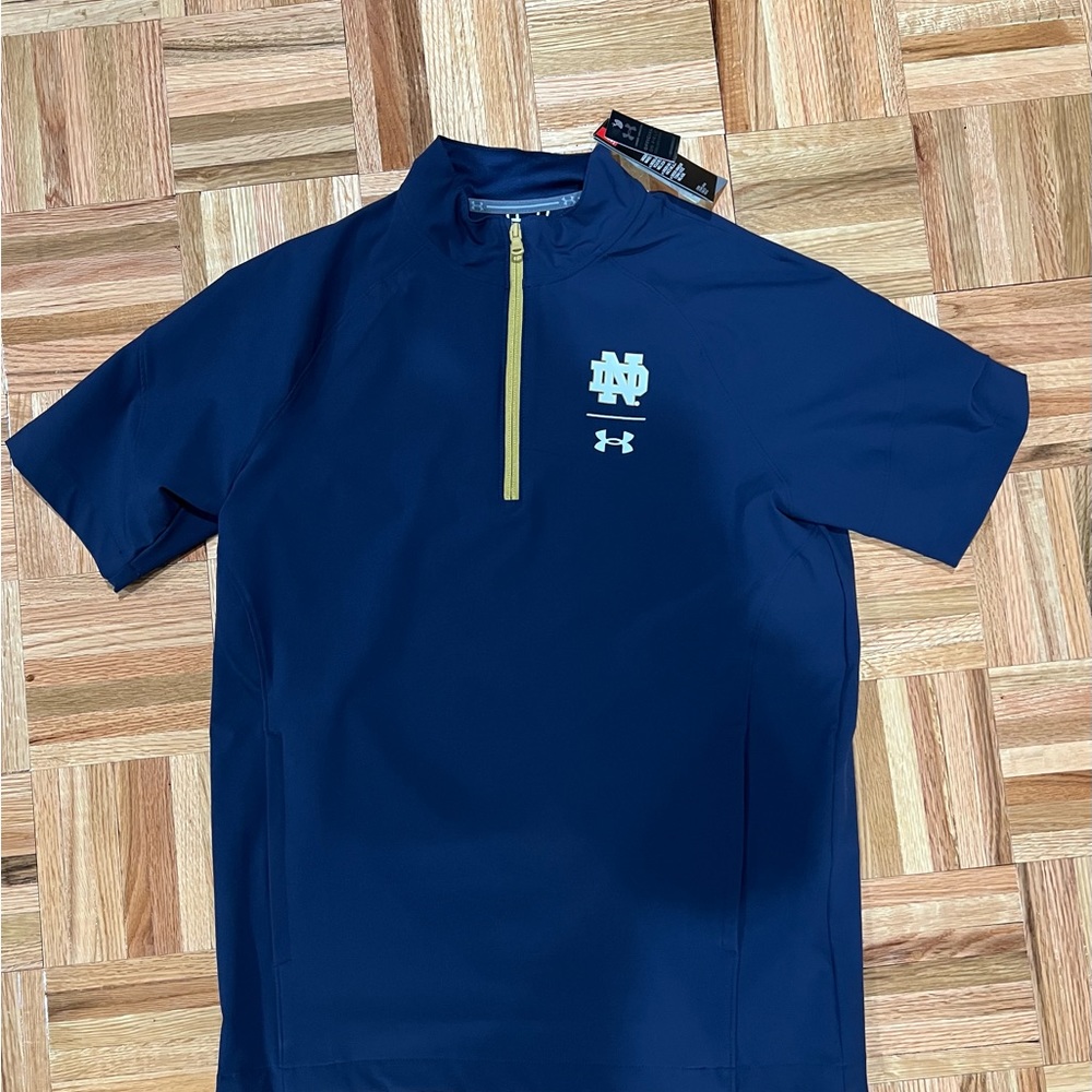 Brand new Notre Dame T-shirt quarter zip